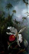 Martin Johnson Heade Two Hummingbirds oil painting on canvas